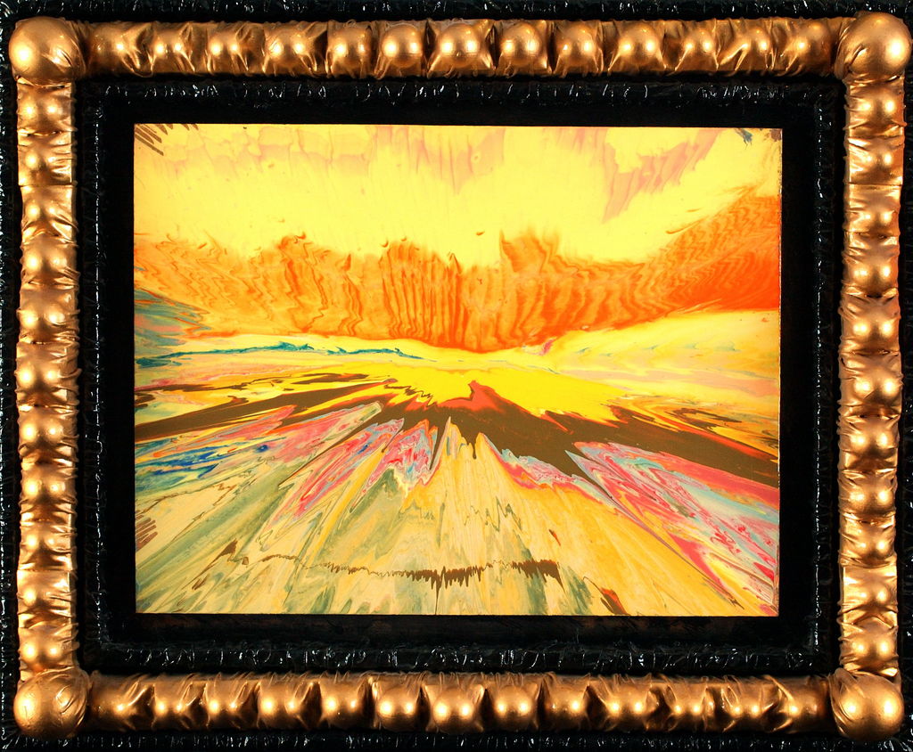 Acrylic on Board, Framed, 32in x 24in - 2001